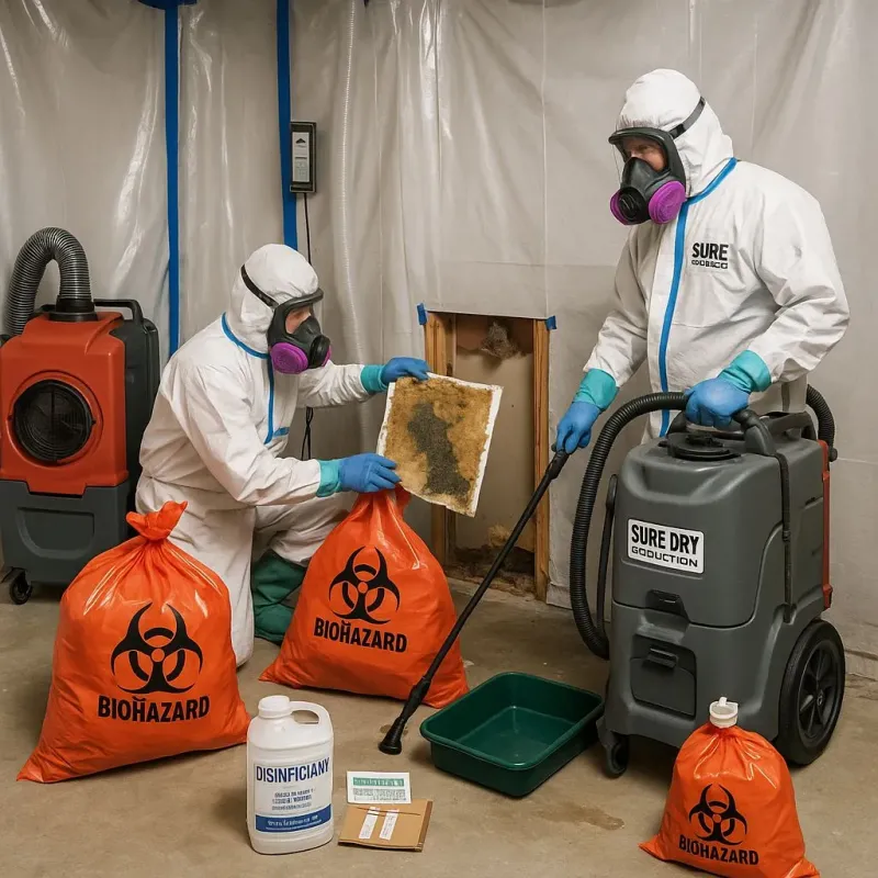 Contaminated Water Handling Protocols process in Merrimac, VA